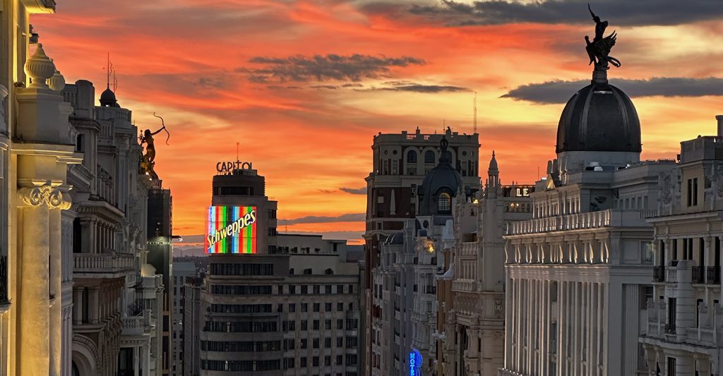 terraza vistas Madrid